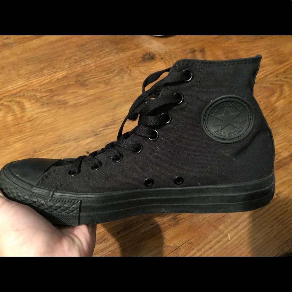 High top black converse
